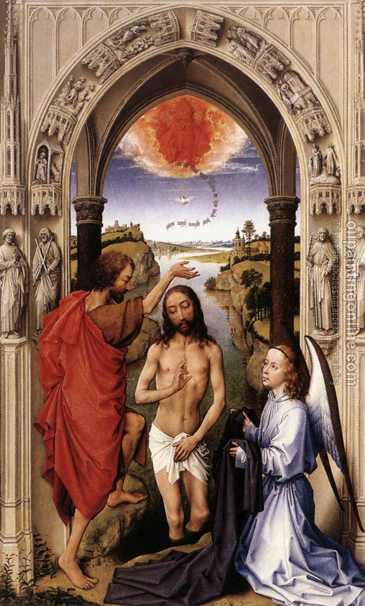 Weyden, Rogier van der - SSt John Altarpiece-central panel